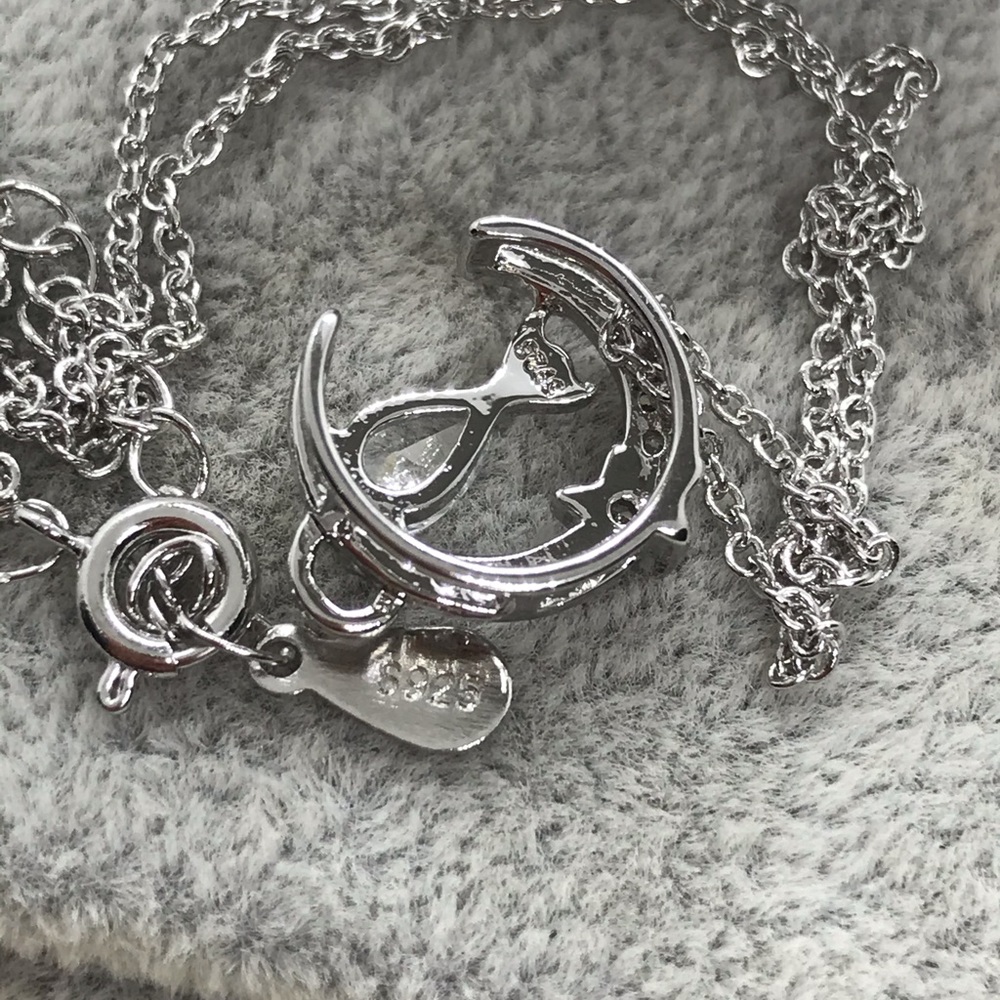🌟 Sterling Silver 925 Cat Necklace - Picture 4 of 4